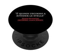 Divina Commedia Inferno Riveder le stelle Dante Alighieri PopSockets PopGrip Adesivo