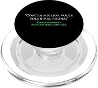 Divina Commedia Purgatorio Contra miglior voler Dante PopSockets PopGrip per MagSafe
