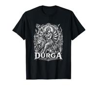 Divina Durga Vittoria Ininterrotta Dea Guerriera Maglietta