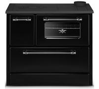Cucina A Legna Stufa 9 Kw Nera Beatrice L87xP51xH79 Ecodesign 4 Stelle