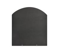Divina Fire Pedana salvapavimento per stufe a legna e pellet in acciaio 100x90