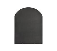 Divina Fire Pedana salvapavimento per stufe a legna e pellet in acciaio 80x60