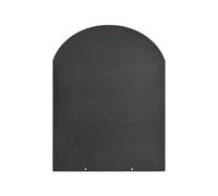 Divina Fire Pedana Salvapavimento per Stufe a Legna e Pellet in Acciaio 90x80