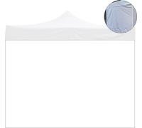 Divina Garden Telo laterale 2x2mt bianco impermeabile ricambio per gazebo richiudibile 2x2mt - EG49485