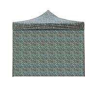 Divina Garden Telo laterale 3x2m militare impermeabile con porta avvolgibile per gazebo richiudibile 3x3mt - EG57748