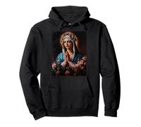Divina Madre Maria, Sacra Vergine, Nostra Signora, Signora della Grazia Felpa con Cappuccio