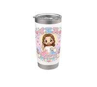 Divina Misericordia Gesù confido in te Chibi Kawaii Cattolico Bicchiere termico in acciaio inox doppia parete