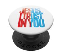Divina Misericordia Gesù Confido in Te Santa Faustina PopSockets PopGrip Adesivo
