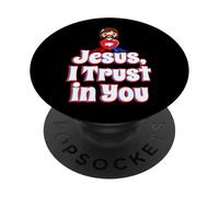 Divina Misericordia per i bambini Gesù mi fido in te Santa Faustina Carino PopSockets PopGrip Adesivo