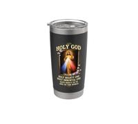 Divina Misericordia Santo Dio Santo Potente Preghiera Cattolico Gesù Bicchiere termico in acciaio inox doppia parete
