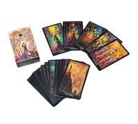Divination Card Deck, Oracle Tarot Game, Fate Reading Set, 4.06 pollici Family Entertainment Cards, Party Travel Collection, for Group Play, Vacation Fun, Intuitive Exploration
