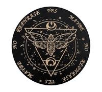 Divination Dowsing - Set di targhe mistiche in legno, lettere incise per principianti e amici, stregoneria, decorazione per altare, gioco paranormale di predizione della