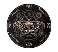 Divination Talking Board - Gioco d'azzardo mistico, Set di tavole spirituali Ouija, strumento metafisico in legno | Stregoneria, Canalizzazione psichica con planchette etichettate per feste