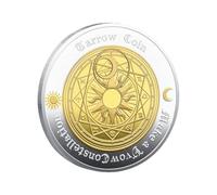 Divinazione Moneta - Sun Moon Divinazione Art Coin, Monete Artistiche Dei Tarocchi Fortunati, Monete Decisionali Dei Tarocchi, Regalo Di Artigianato Da Collezione, Collezione Artigianale Delle Di