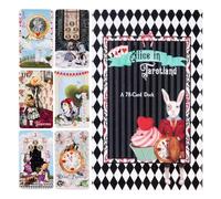 Divinazione Tarocchi Card, Compact Oracle Deck, 78 Entertainment Board Game, Spiritual Exploration Travel Home Fixture, Portable Beginner Tool for Men, Donne, Familie, Cercatori, Collectors