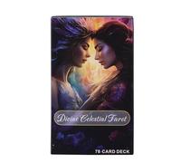 Divine Celestial Tarocchi Game, 78 Card Casual English Divination Deck, Tavolo Game for Family Entertainment, Friends, Classmate Gathering, Social Fun, 4,06 x 2,36 pollici