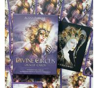 Divine Circus Oracle Cards Mazzo 2Nd Edition Blue Angel Di Alana Fairchild NUOVO