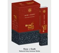 Divine Soul Holy Incense Sticks Rose Oudh Masala Fragrance Rolled Agarbatti 180g