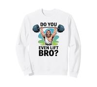 Divine Strongman Bilanciere Lift Gym Humor Workout Felpa