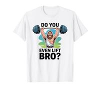 Divine Strongman Bilanciere Lift Gym Humor Workout Maglietta