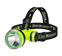 Diving Headlamp 350M Range IPX8 Waterproof Night Fishing(Q902) | 350M effective range, clear , avoid eye per contact, night fishing essential, plastic