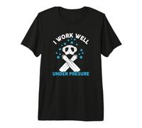 Diving I Work Well Under Presure Funny Scuba Dive Diver Maglietta Premium