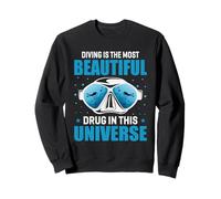 Diving Is The Most Beautiful Funny Scuba Dive Diver Felpa