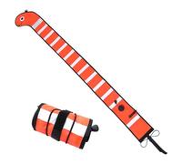 Diving Marker Buoys - Nylon Reflective Signal Float, Cartoon Safety Tube | Compact High Visibility with Bright Color, Gonflatable Sausage For scubaa Gear Alert Snorkeling Equipment Use
