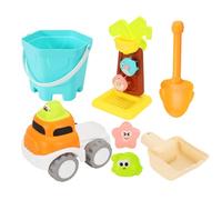 Diving Sand Moulds - Seven Pack Heavy Duty Scoops, Backyard Activity Gear, Marine Theme Swimmingpool Novelties | Engaging Castle Building Recreation Set for Backyard Outside Playtime
