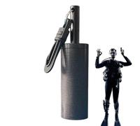 Diving Shaker - Diving Noise | Divng Pointer Rod, Lega di alluminio 12x3cm Portatile Vibrazione Segnale Probe With Hook Attachment, High-Frequency Resonant Bell, Comunicazione Dive Tools Stick Deep