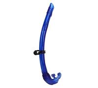 Diving Snorkel | PVC Easy Breath Snorkeling Tube with Comfortable Mouthpiece | Recreational Diving/Swimming/Snorkeling Gear | Lightweight & Secure Closure (Blue)