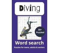 Diving Word Search Puzzle Book: Word Searches with Easy to Read Print about Diving, The Ocean, Corals and More | 6X9 Inches, 110 Pages | 50+ Puzzles ... Gifts for Vacation, Holidays and Free Timers