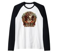 divinità Greca Dioniso Antica Mitologia Dio Olimpo Maglia con Maniche Raglan