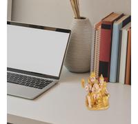 Divinità indù Decori indù Statua di Buddha indiano Zen color oro per la casa