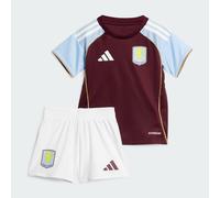 Divisa Baby Home Aston Villa FC 25/26 Maroon / Glow Blue / White 6-9M