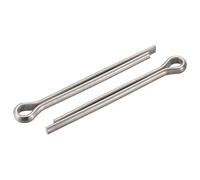 Divisa Coppiglia Perni,10mm x 120mm 304 Acciaio Inox Clip Fissaggio Raccordo,5pz