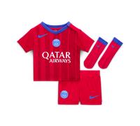 Divisa da calcio replica in 3 pezzi Nike Total 90 Paris Saint-Germain 2025/26 Stadium per bebè e bimbo/a - Terza - Rosso 6-9M