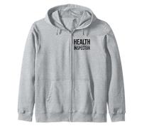 Divisa del Dipartimento DELL'ISPETTORE Sanitario PUBBLICO Felpa con Cappuccio