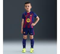 Divisa replica in 3 pezzi Nike Football FC Barcelona 2025/26 Stadium per bambino/a - Home - Blu S