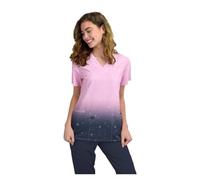 Divisa Infermiere Donna Top Stampato con Scollo a V e Tasche, Uniformi infermieristiche, Abiti da Lavoro, Paillettes a Tinta Unita(BHSF15491,XL)