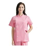 Divisa Infermiere Donna Uniformi Donna Servizio Sanitario Infermiere Abbigliamento da Lavoro Spa Uniformi Donna Prezzi Abiti(Pink,M)