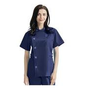 Divisa Infermiere Donna Uniformi Donna Servizio Sanitario Infermiere Abbigliamento da Lavoro Spa Uniformi Donna Prezzi Abiti(Deep Blue,XL)