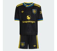 Divisa Mini Third Manchester United FC 25/26 Kids Black 5-6A