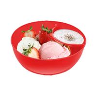 divisa per patatine e dip, ciotole per patatine e dip da immersione | Anti-Molliccio Ciotole per il pane, Sezione per i , Yogurt, Insalata, Patatine fritte, , Zuppa