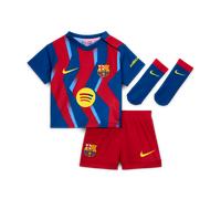 Divisa replica in 3 pezzi Nike Football FC Barcelona 2025/26 Stadium per bebè e bimbo/a - Quarta - Blu 6-9M