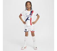 Divisa replica in 3 pezzi Nike Football Paris Saint-Germain 2024/25 Stadium per bambino/a - Away - Bianco L