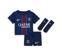 Divisa replica in 3 pezzi Nike Football Paris Saint-Germain 2025/26 Stadium per bebè e bimbo/a - Home - Blu 12-18M