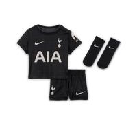 Divisa replica in 3 pezzi Nike Football Tottenham Hotspur 2025/26 Stadium per bebè e bimbo/a - Away - Nero 3-6M