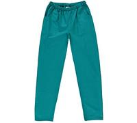 Divisa Sanitaria Donna e Uomo, Uniforme Sanitaria Donna e Uomo, Set Componibile con Casacca e Pantalone, Divise Sanitarie per Oss, Infermiere, Medico, Dentista (PANTALONE VERDE 100% COTONE, M)