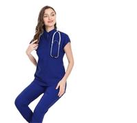 Divise per Operatori Sanitari Uniformi ospedaliere morbide for cliniche dentistiche all'Ingrosso, Uniformi da Lavoro for Medici, Set di Femminili, Abiti alla Moda(Color 13,L)